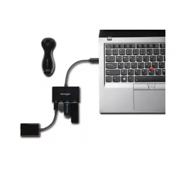 Hub Kensington CH1000 USB-C 4 portas