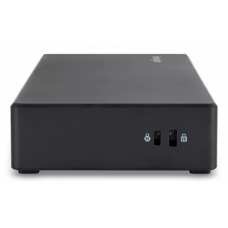 Docking station Kensington SD4781P EQ USB-C e USB-A Dual 4K, com fio, USB 3.2 Gen 2 (3.1 Gen 2) Type-C, 100 W, 3,5 mm, 10,100,1000 Mbit/s, preto
