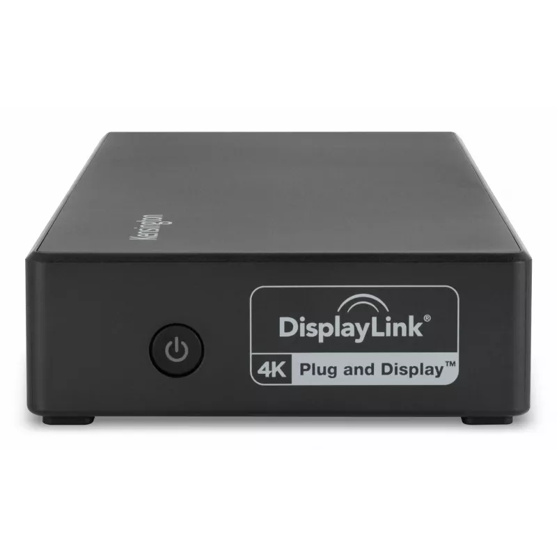 Docking station Kensington SD4781P EQ USB-C e USB-A Dual 4K, com fio, USB 3.2 Gen 2 (3.1 Gen 2) Type-C, 100 W, 3,5 mm, 10,100,1000 Mbit/s, preto