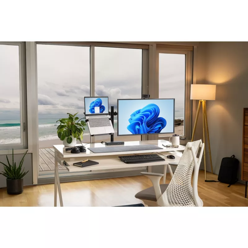 Docking station Kensington SD4781P EQ USB-C e USB-A Dual 4K, com fio, USB 3.2 Gen 2 (3.1 Gen 2) Type-C, 100 W, 3,5 mm, 10,100,1000 Mbit/s, preto