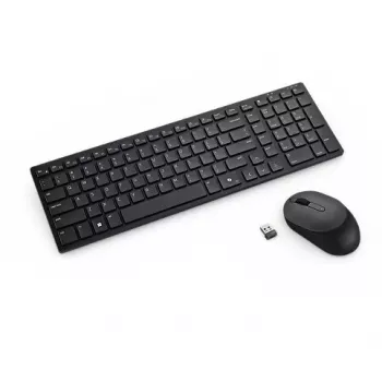 Conjunto teclado e rato DELL KM555 Universal RF Wireless + Bluetooth QWERTZ alemão preto