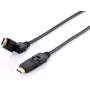 Cabo HDMI 2.0 Equip Swivel, 2 m, ficha rotativa