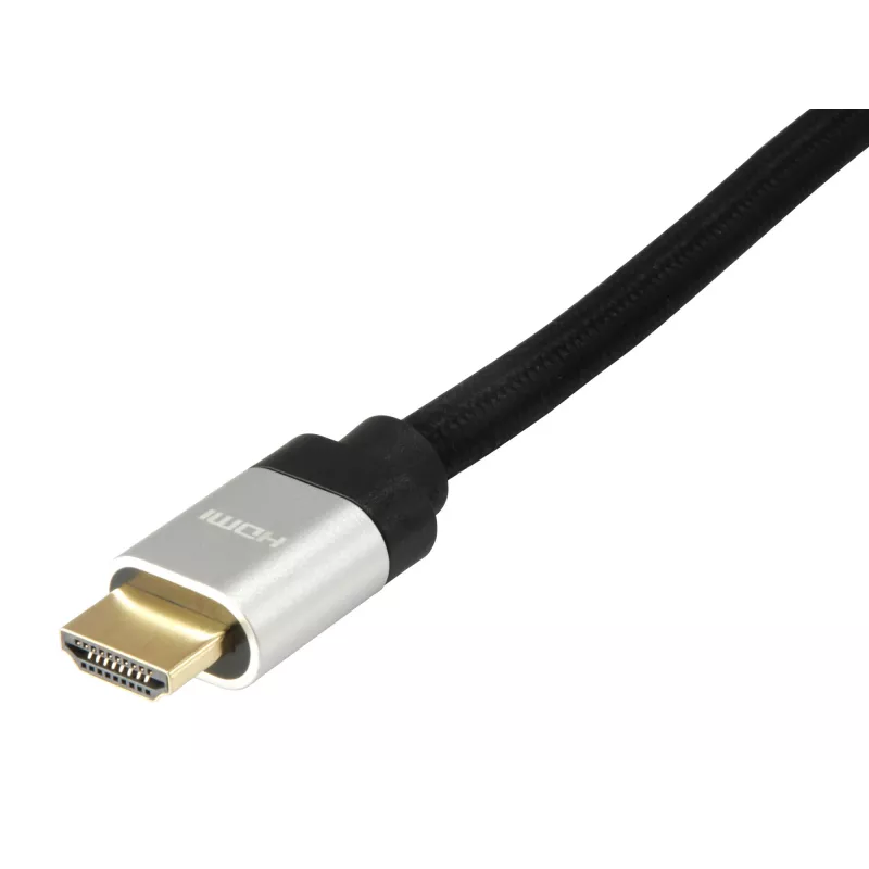 Equip 119382 cabo HDMI 2.1 Ultra High Speed com Ethernet, HDMI A macho-macho, 3,0 m, 8K/60Hz, HDR, 48 Gbit/s, contactos banhados a ouro, preto