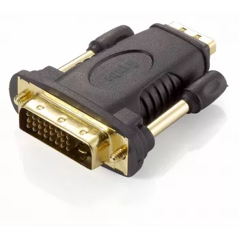 Adaptador DVI-D Dual Link para HDMI Equip, DVI (24+1), HDMI A, preto