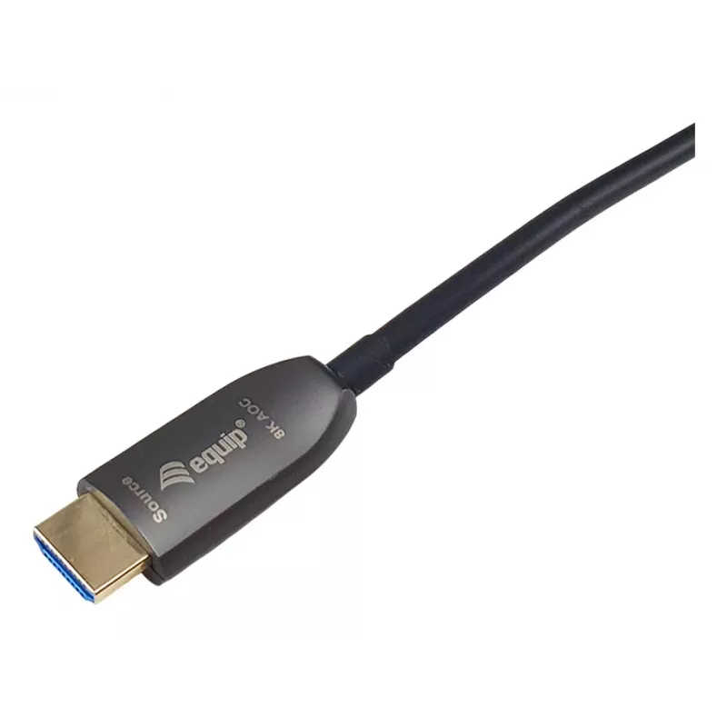 Cabo blindado ótico ativo HDMI 2.1 Equip, 25 m, 8K/60 Hz, 4K/120 Hz, 48 Gbit/s