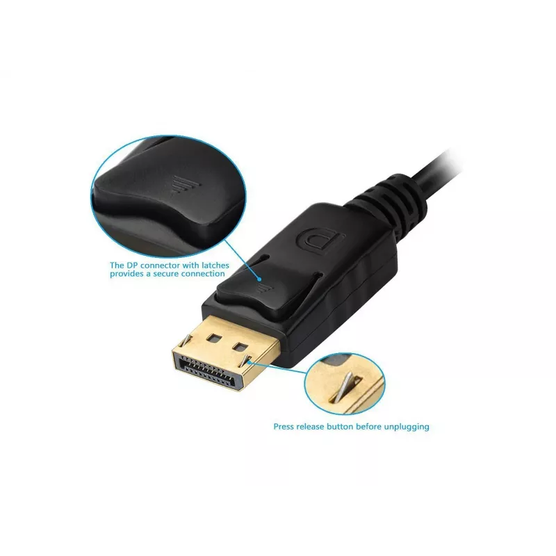 Adaptador DisplayPort para VGA HDMI DVI Equip 133441