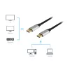 Cabo DisplayPort 1.4 Premium Equip, 2 m, 2 m, DisplayPort, DisplayPort, ficha, ficha, 7680 x 4320 píxeis