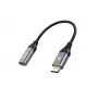 Adaptador DisplayPort 1.2 para HDMI Equip, 4K/60 Hz, 0,15 m, DisplayPort, HDMI, ficha, conector fêmea, reto