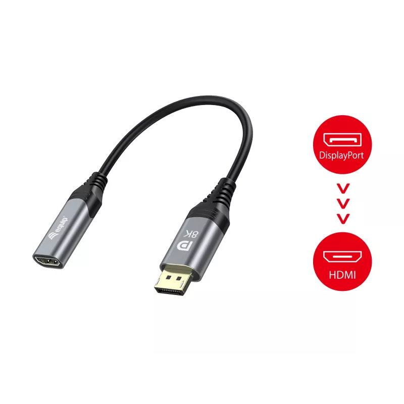 Adaptador DisplayPort 1.4 para HDMI Equip 8K 60 Hz 0,15 m