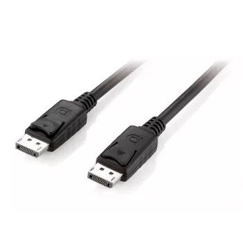 Cabo DisplayPort 1.2 Equip, 2,0 m, 4K/60 Hz, 15 unid./conjunto, 2 m, DisplayPort, DisplayPort, ficha, ficha, 3840 x 2160 píxeis