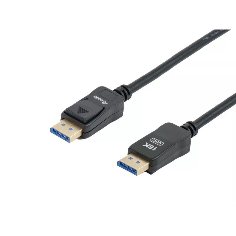 Cabo DisplayPort 2.1 Equip, 3,0 m, 16K/60 Hz, 40 Gbit/s