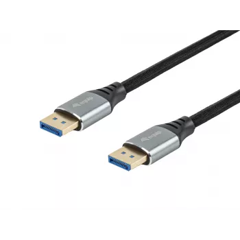 Cabo DisplayPort 2.1 Premium Equip, 2,0 m, 16K/60 Hz, 54 Gbit/s