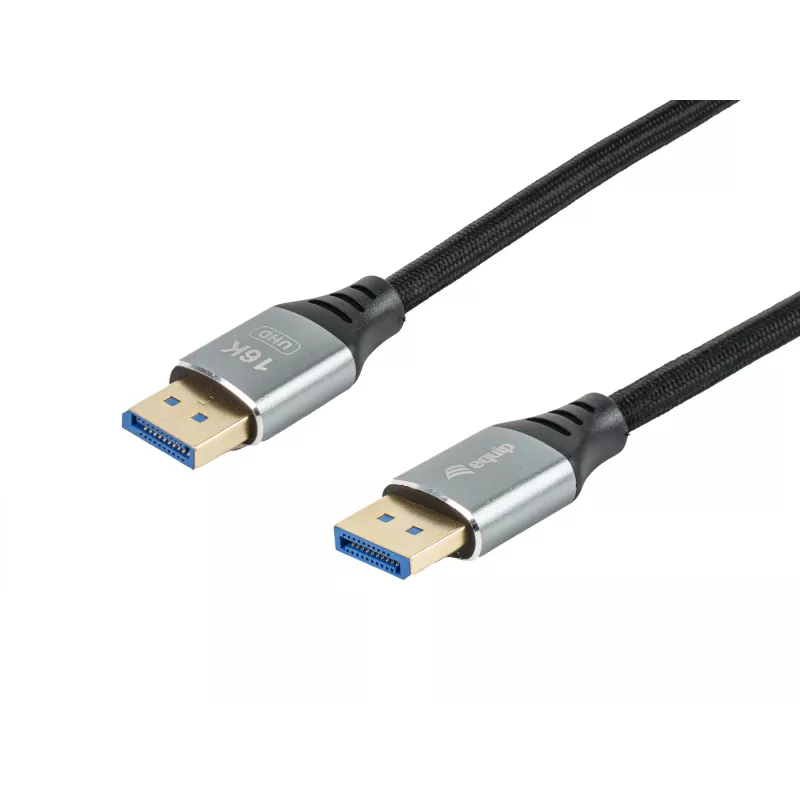 Cabo DisplayPort 2.1 Premium Equip, 2,0 m, 16K/60 Hz, 54 Gbit/s