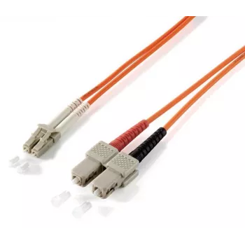 Cabo de fibra ótica/InfiniBand Equip LC/SC 62,5/125 μm 1,0 m 1 m SC laranja