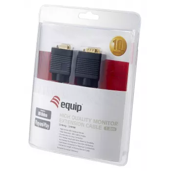 Cabo de extensão VGA HD15 Equip, 1,8 m