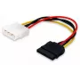 Cabo de alimentação interno SATA Equip, Molex (4 pinos), SATA 15 pinos, 0,15 m, ficha macho, reto, reto