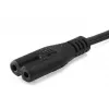 Cabo de alimentação Equip 112161 preto, 3 m, ficha de rede Type C, conector fêmea C7