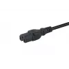 Cabo de alimentação Equip 112171 preto, 3 m, conector fêmea C14, conector fêmea C15