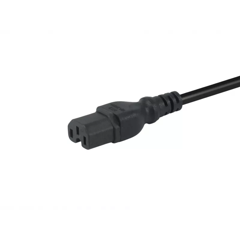 Cabo de alimentação Equip 112171 preto, 3 m, conector fêmea C14, conector fêmea C15
