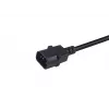 Cabo de alimentação Equip 112171 preto, 3 m, conector fêmea C14, conector fêmea C15