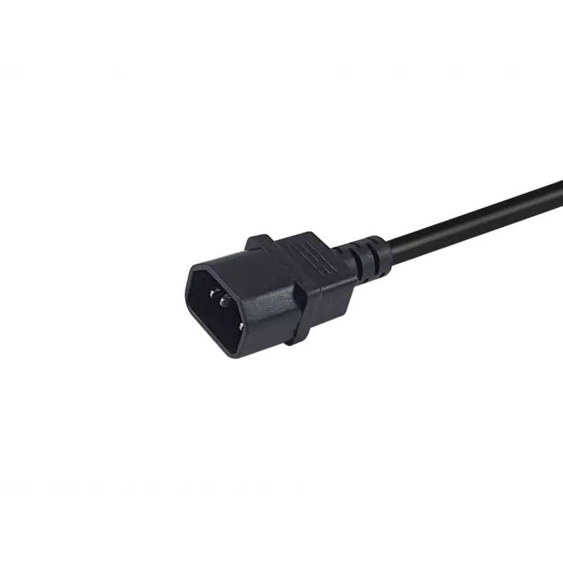 Cabo de alimentação Equip 112171 preto, 3 m, conector fêmea C14, conector fêmea C15