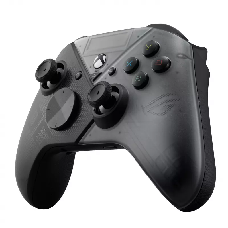 Comando ASUS ROG Raikiri Pro preto, Bluetooth/USB, analógico/digital, PC, Xbox One, Xbox One S, Xbox One X, Xbox Series S, Xbox Series X
