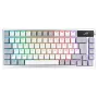 Teclado gaming ASUS ROG Azoth branco, USB + RF sem fios + Bluetooth, QWERTZ alemão