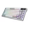 Teclado gaming ASUS ROG Azoth branco, USB + RF sem fios + Bluetooth, QWERTZ alemão
