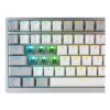 Teclado gaming ASUS ROG Azoth branco, USB + RF sem fios + Bluetooth, QWERTZ alemão