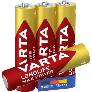 Pilha VARTA Longlife Max Power Micro AAA LR03, 1x4