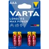 Pilha VARTA Longlife Max Power Micro AAA LR03, 1x4