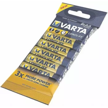 Pilha VARTA Battery Longlife AA LR6, embalagem a granel, 1x8