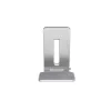 Suporte elevado Kensington para Surface, Platina, Alumínio, Borracha, Poliuretano termoplástico (TPU), Zinco, 126,4 mm, 139,3 mm, 193 mm, 612 g