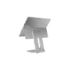 Suporte elevado Kensington para Surface, Platina, Alumínio, Borracha, Poliuretano termoplástico (TPU), Zinco, 126,4 mm, 139,3 mm, 193 mm, 612 g