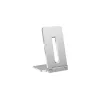 Suporte elevado Kensington para Surface, Platina, Alumínio, Borracha, Poliuretano termoplástico (TPU), Zinco, 126,4 mm, 139,3 mm, 193 mm, 612 g