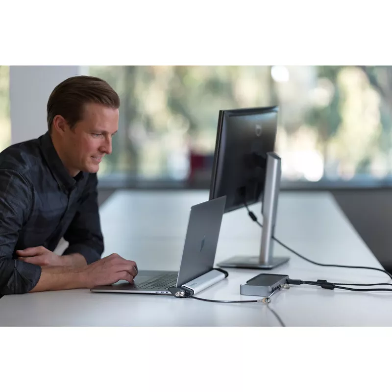 Kensington Laptop Locking Station 2.0 sem fechadura para agrupar com fechaduras de chave igual