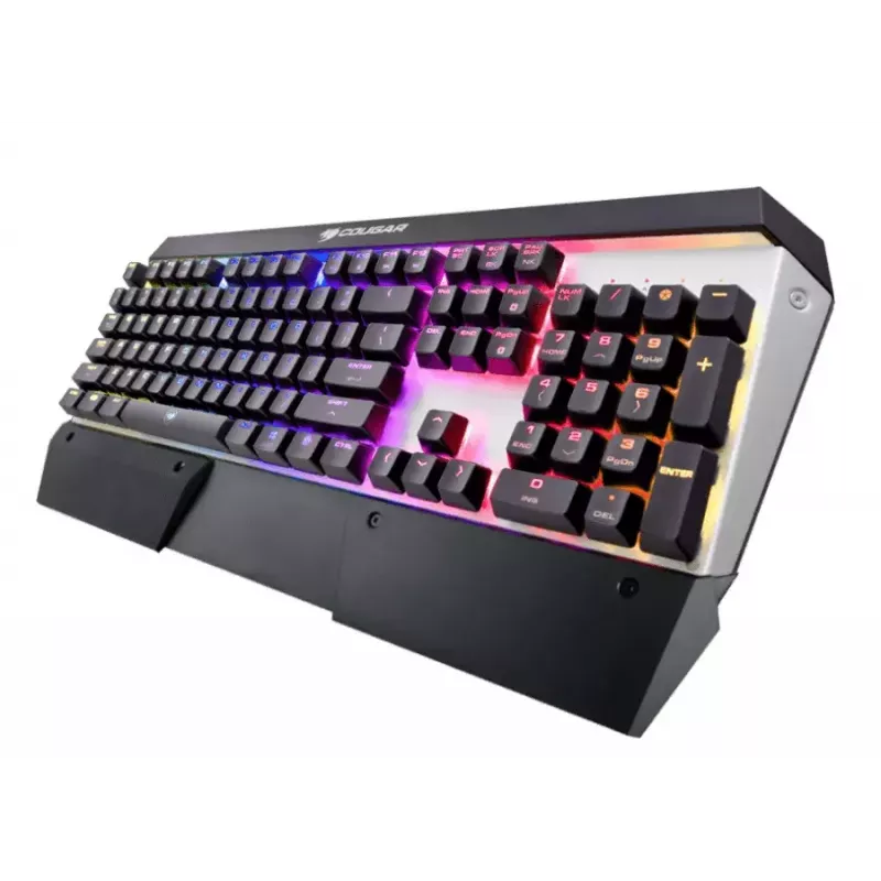 COUGAR CGR-WM1MB-ATR Teclado Gaming USB QWERTY Inglês Alumínio, Preto