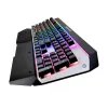 COUGAR CGR-WM1MB-ATR Teclado Gaming USB QWERTY Inglês Alumínio, Preto