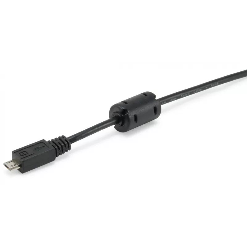 Cabo USB 2.0 Type-A para Micro-B Equip 128551 1,8 m Preto