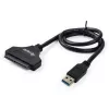 Adaptador Equip USB 3.0 para SATA, Preto, 5 Gbit/s, CE, 50 mm, 9,5 mm, 550 mm