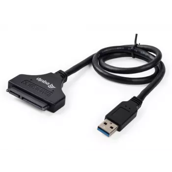 Adaptador Equip USB 3.0 para SATA, Preto, 5 Gbit/s, CE, 50 mm, 9,5 mm, 550 mm