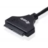 Adaptador Equip USB 3.0 para SATA, Preto, 5 Gbit/s, CE, 50 mm, 9,5 mm, 550 mm