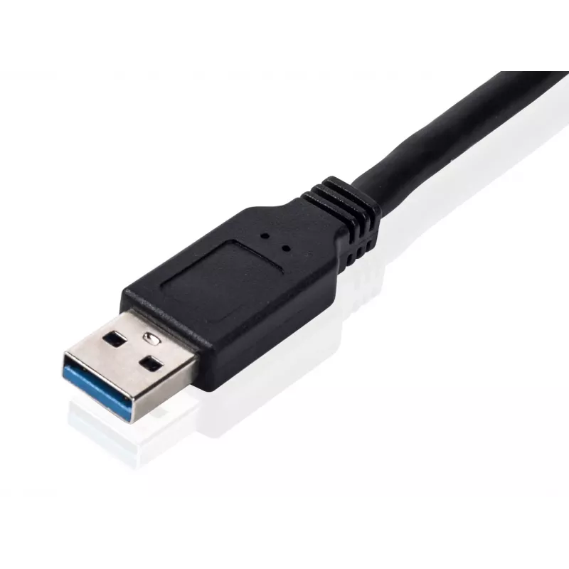 Adaptador Equip USB 3.0 para SATA, Preto, 5 Gbit/s, CE, 50 mm, 9,5 mm, 550 mm