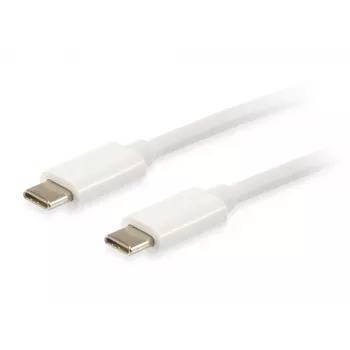 Cabo Equip Platinum USB Type-C, 2 m, USB C, USB C, USB 3.2 Gen 2 (3.1 Gen 2), 10 Gbit/s, Branco