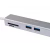 Adaptador multifunções USB-C 5 em 1 Equip