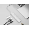 Equip 133481 hub USB-C de 3 portas USB 3.0 com adaptador Gigabit, USB 3.2 Gen 1, USB Type-A