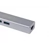 Equip 133481 hub USB-C de 3 portas USB 3.0 com adaptador Gigabit, USB 3.2 Gen 1, USB Type-A