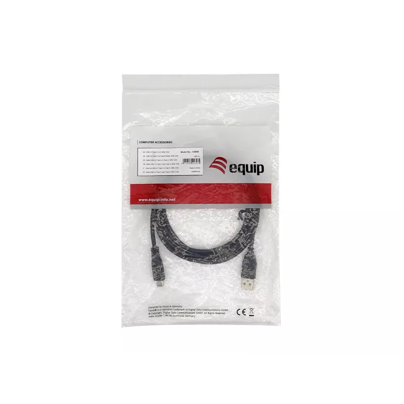 Cabo USB 2.0 Type-C para A Equip 128885 2 m