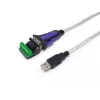 Cabo adaptador Equip USB-A para série RS-422/485 DB9, cinzento, 1,5 m, USB Type-A, DB-9, ficha, ficha
