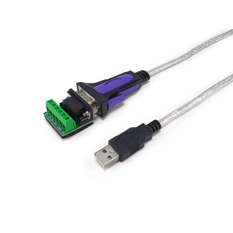 Cabo adaptador Equip USB-A para série RS-422/485 DB9, cinzento, 1,5 m, USB Type-A, DB-9, ficha, ficha